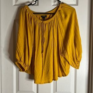 Ana Mustard Yellow Top M